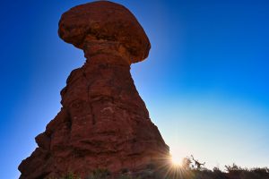 Balanced Rock im Sonnenuntergang