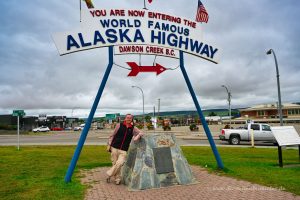 Beginn des Alaska Highways