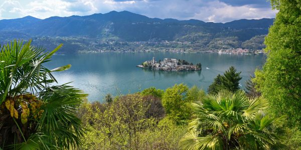 Blick über den Lago d'Orta
