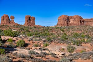 Felskulisse im Arches Nationalpark