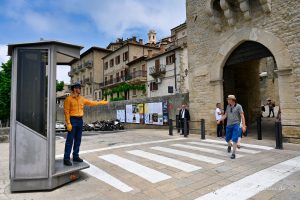 Geregelter Zebrastreifen