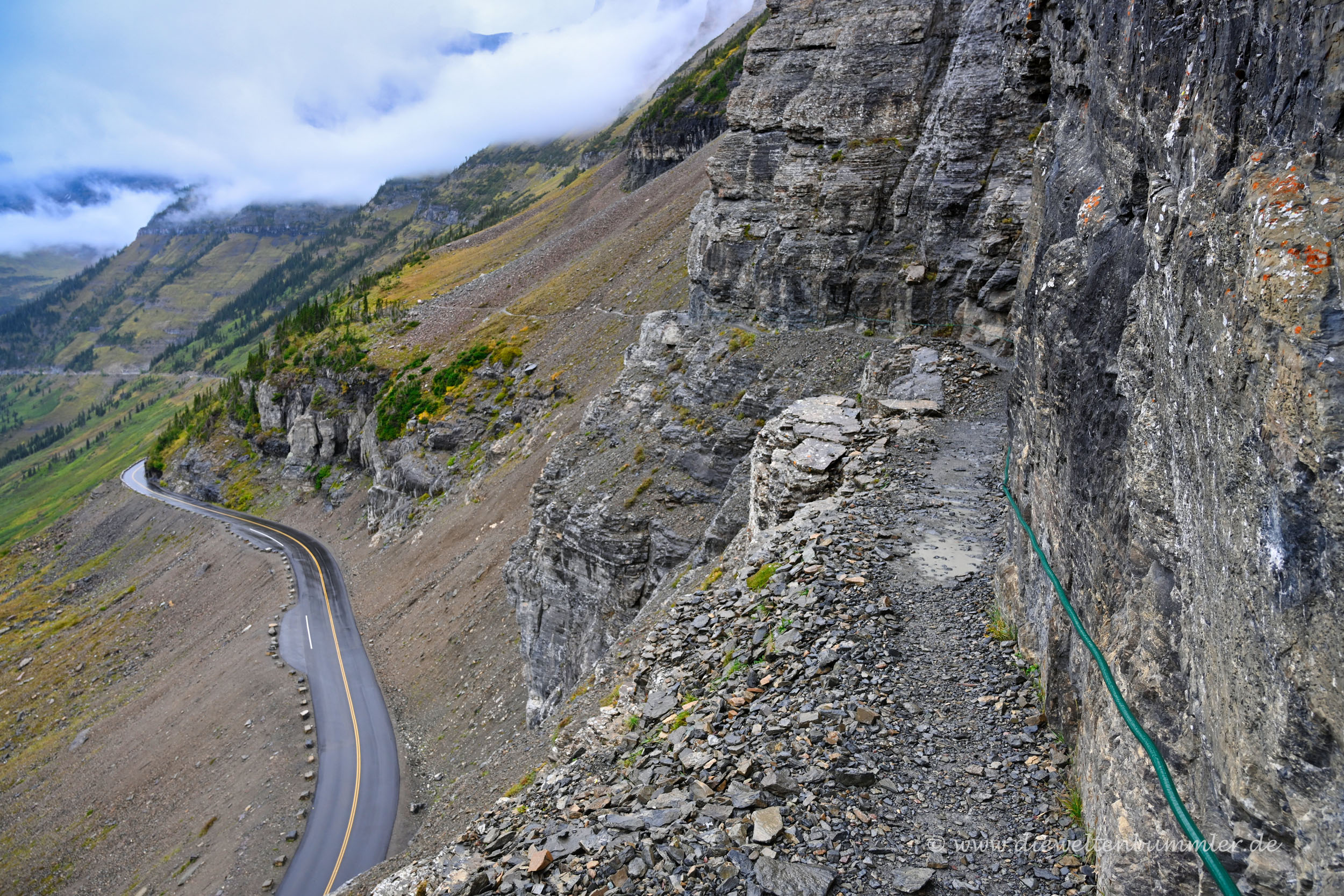 Highline Trail mit Handlauf