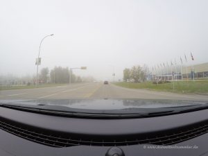 Nebel in Fort Nelson