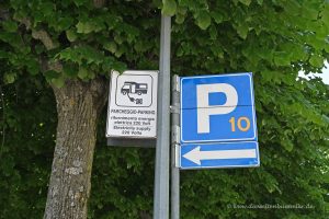 Parkplatz ist ein Wohnmobilstellplatz