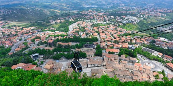 Seilbahn in San Marino