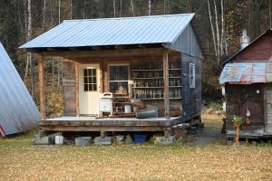 Alte Häuser am Claim 33
