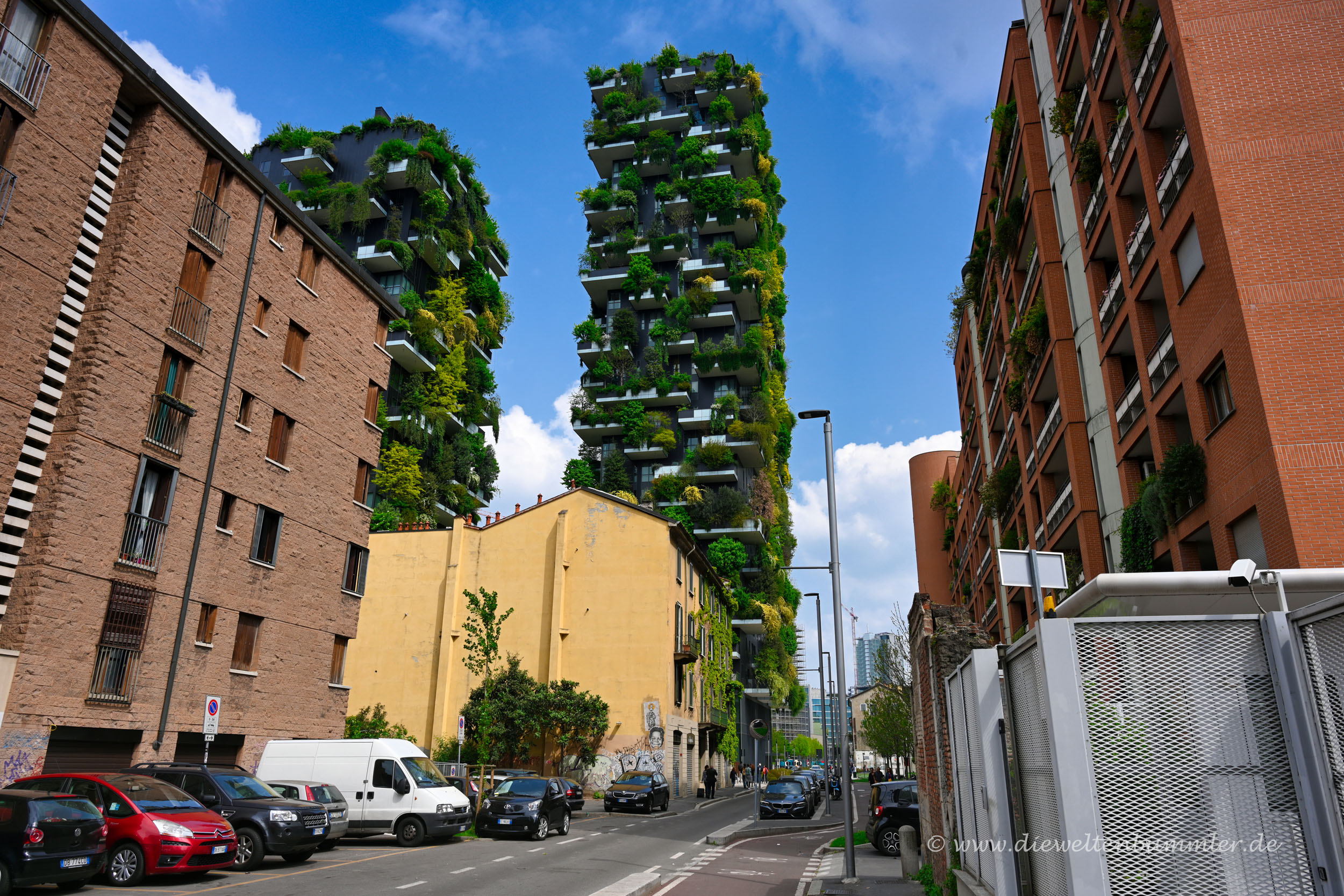 Bosco Verticale im Stadtbild