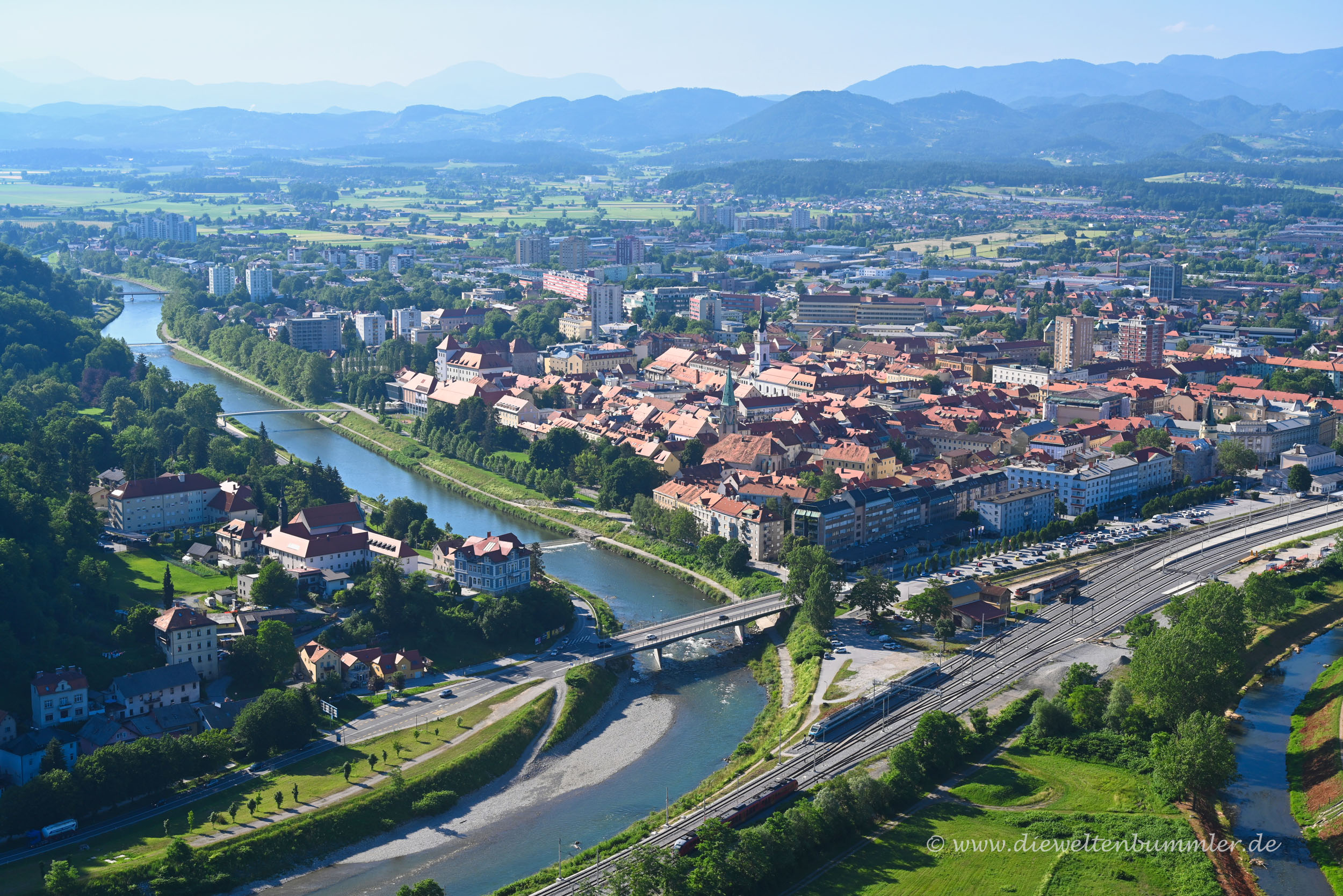 Celje an der Mündung