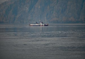 Fähre auf dem Yukon River