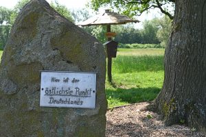 Markierung am östlichsten Punkt