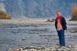 Michael Moll am Klondike River