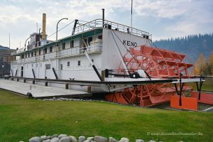 SS Keno am Yukon River