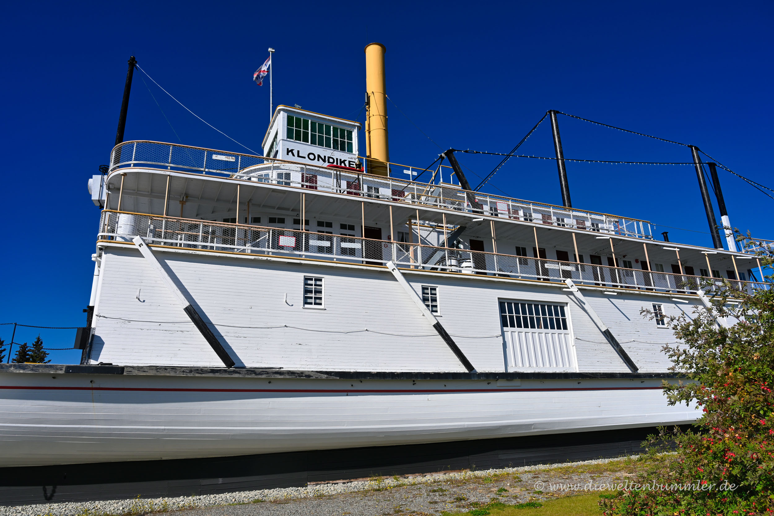 Schaufelraddampfer in Whitehorse