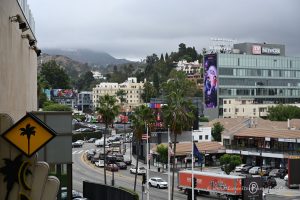 Vom Hollywood Boulevard aus gesehen