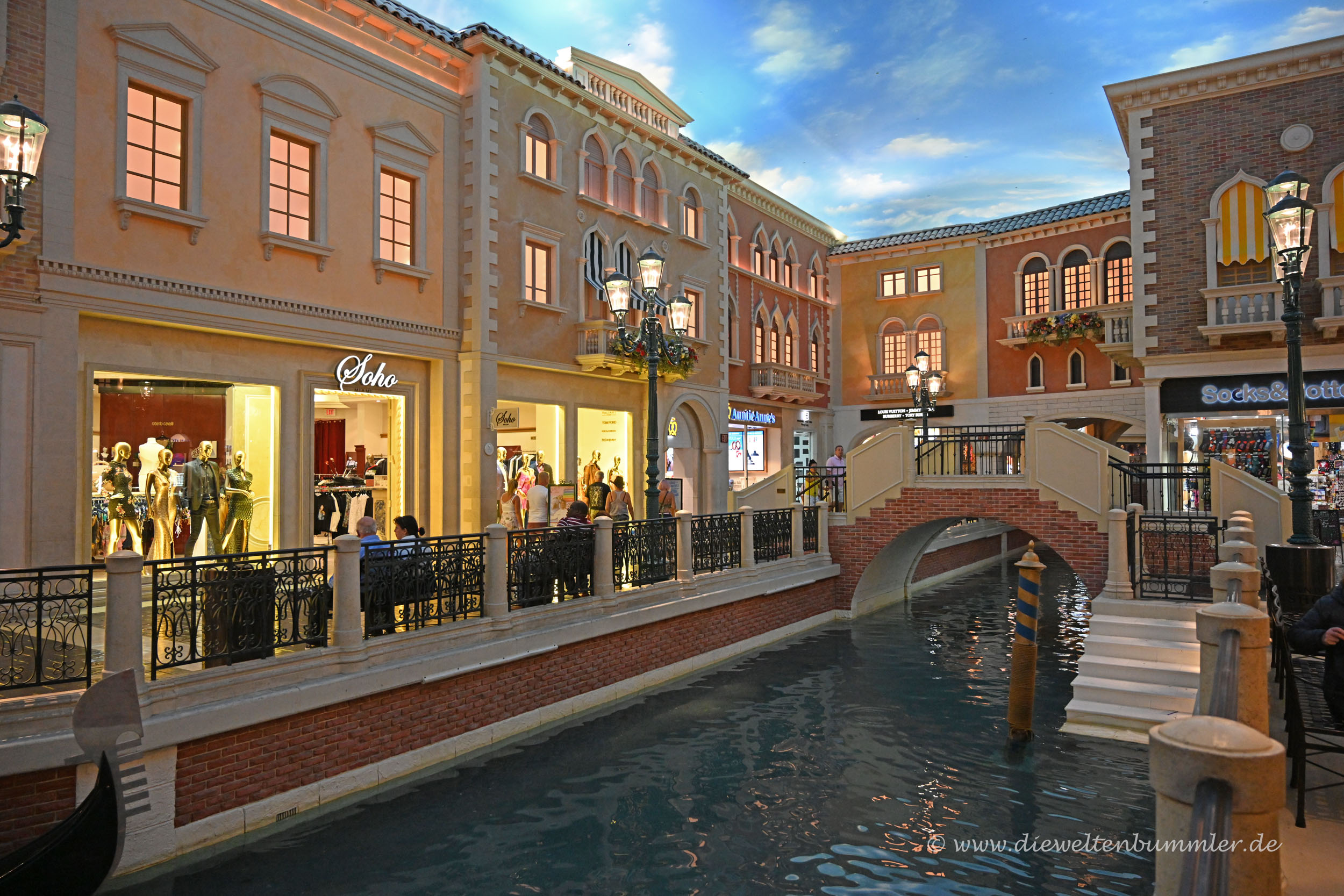 Das Innere des Venetian Hotels