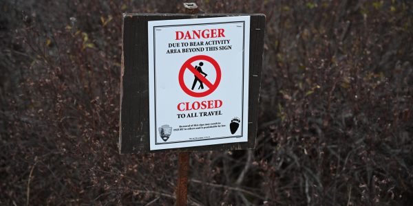 Gesperrter Wanderweg