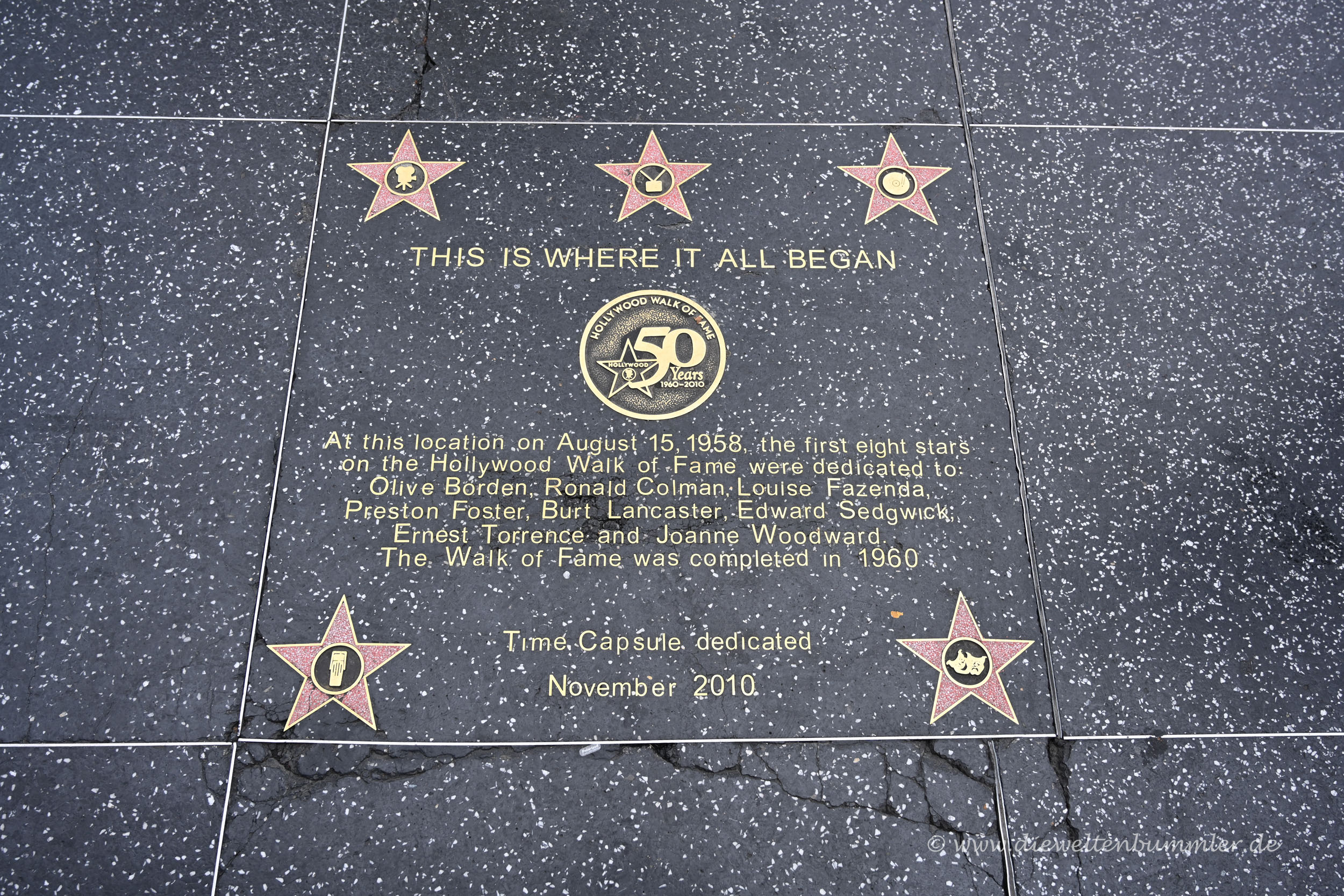Die Vielen Sterne Auf Dem Walk Of Fame Die Weltenbummler