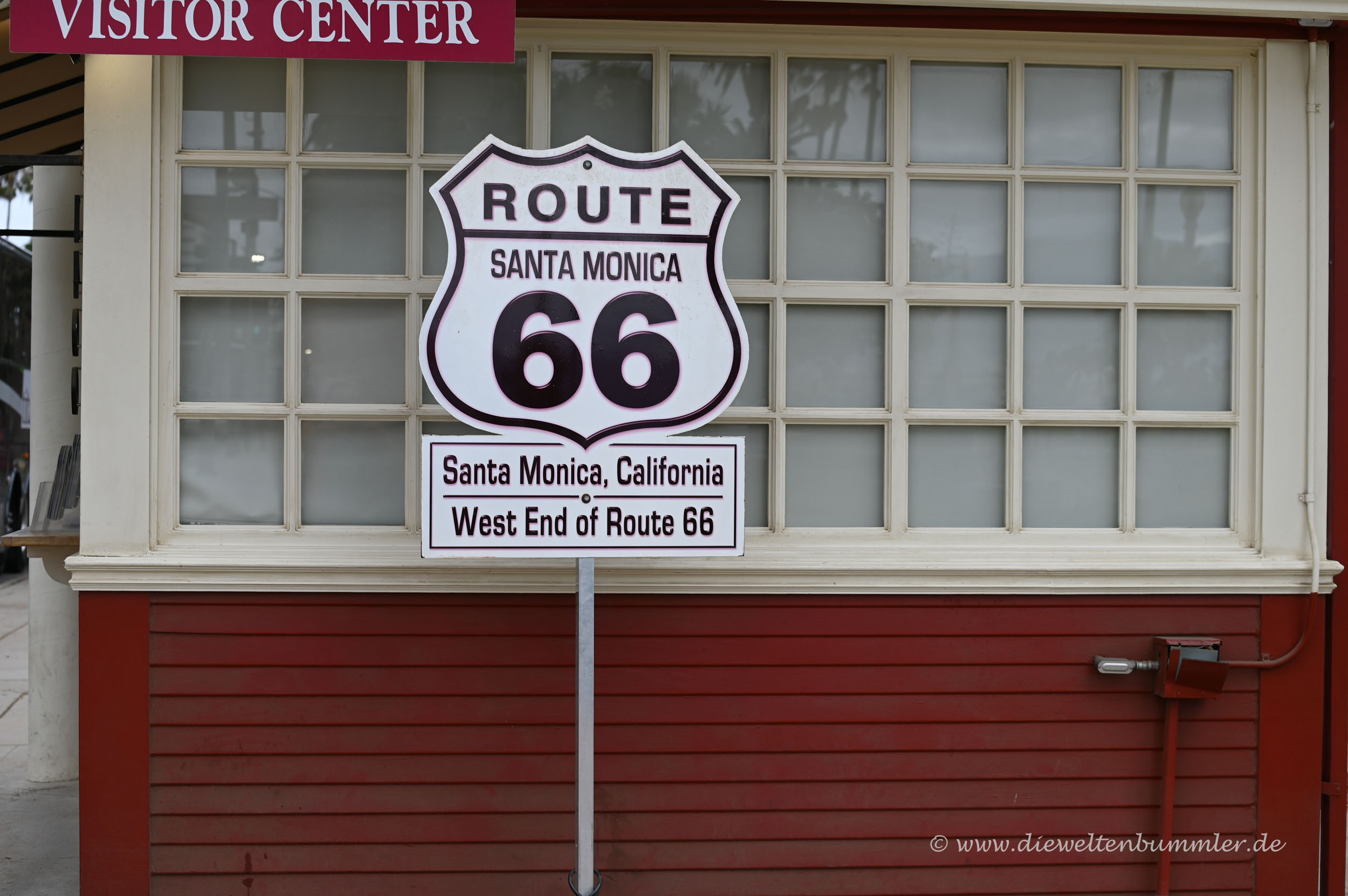 Hier endet die Route 66