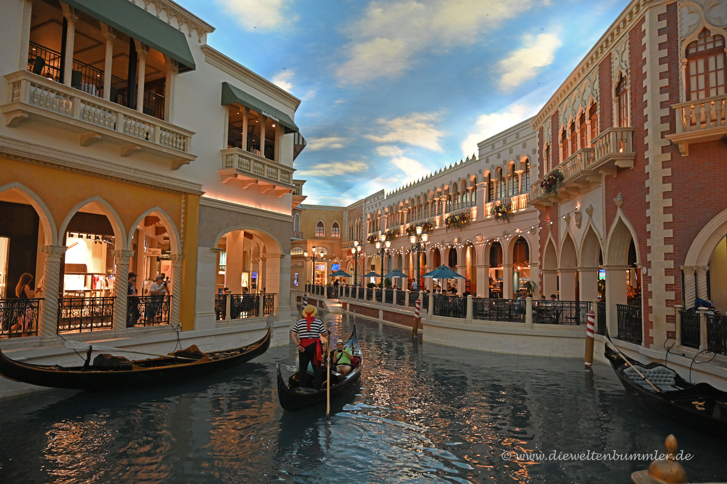 Kanal innerhalb des Hotels
