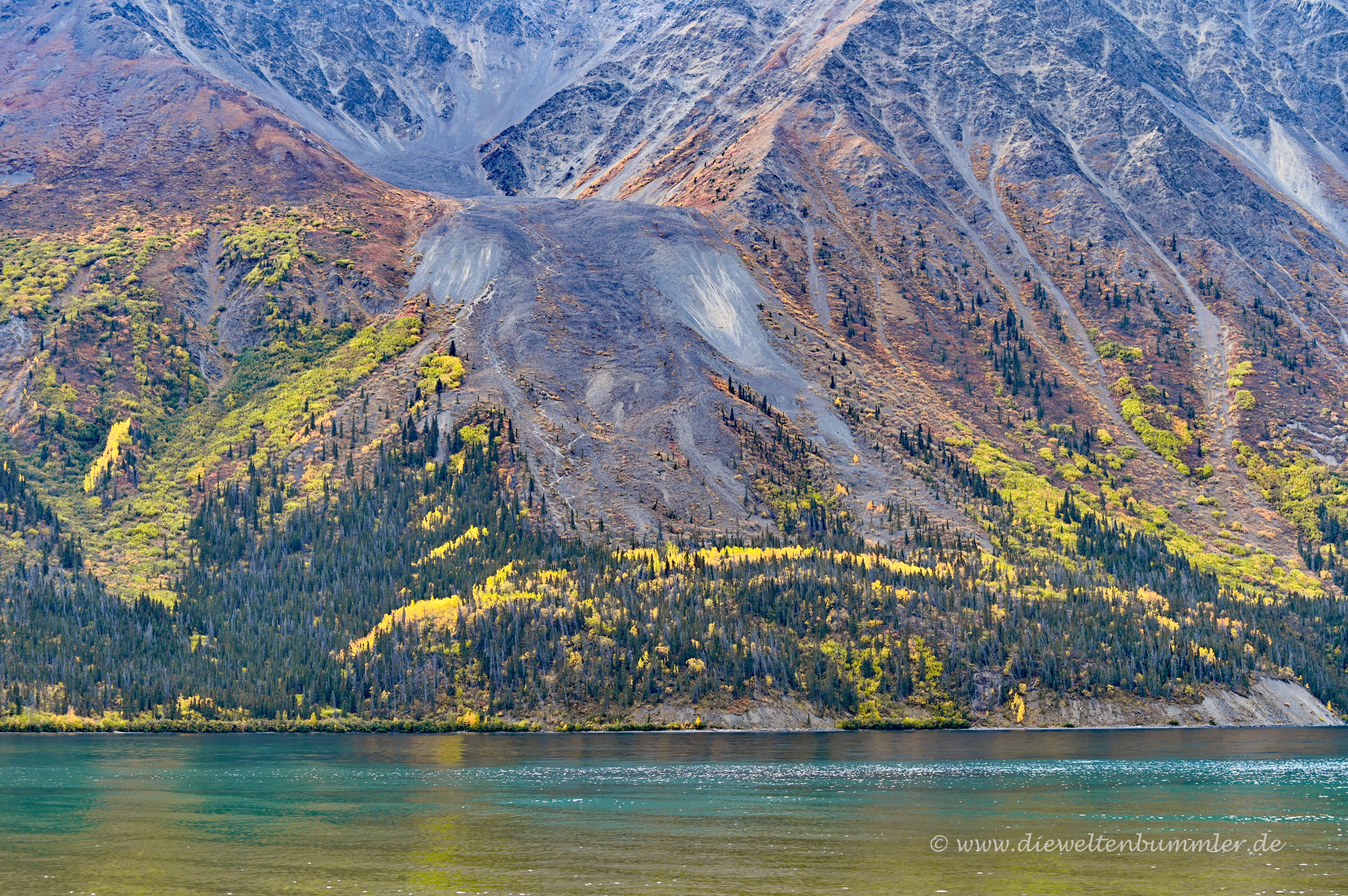 Bergkulisse am Kathleen Lake
