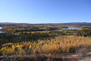 Blick auf Pelly Crossing