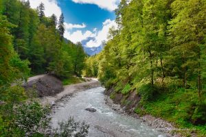 Blick in Richtung Zugspitze