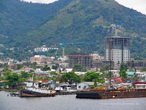 Damalige Skyline von Port-of-Spain