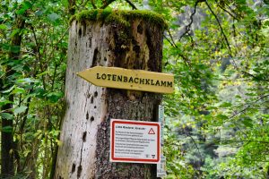 Einstieg in die Klamm