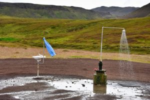 Heißes Wasser aus dem Boden