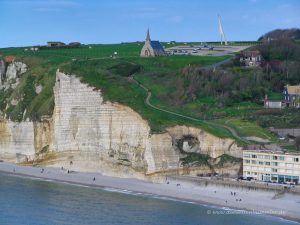 Kreideküste in Frankreich