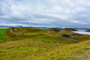 Wanderweg in Skútustaðagígar