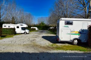 Wohnmobilstellplatz in Lucca