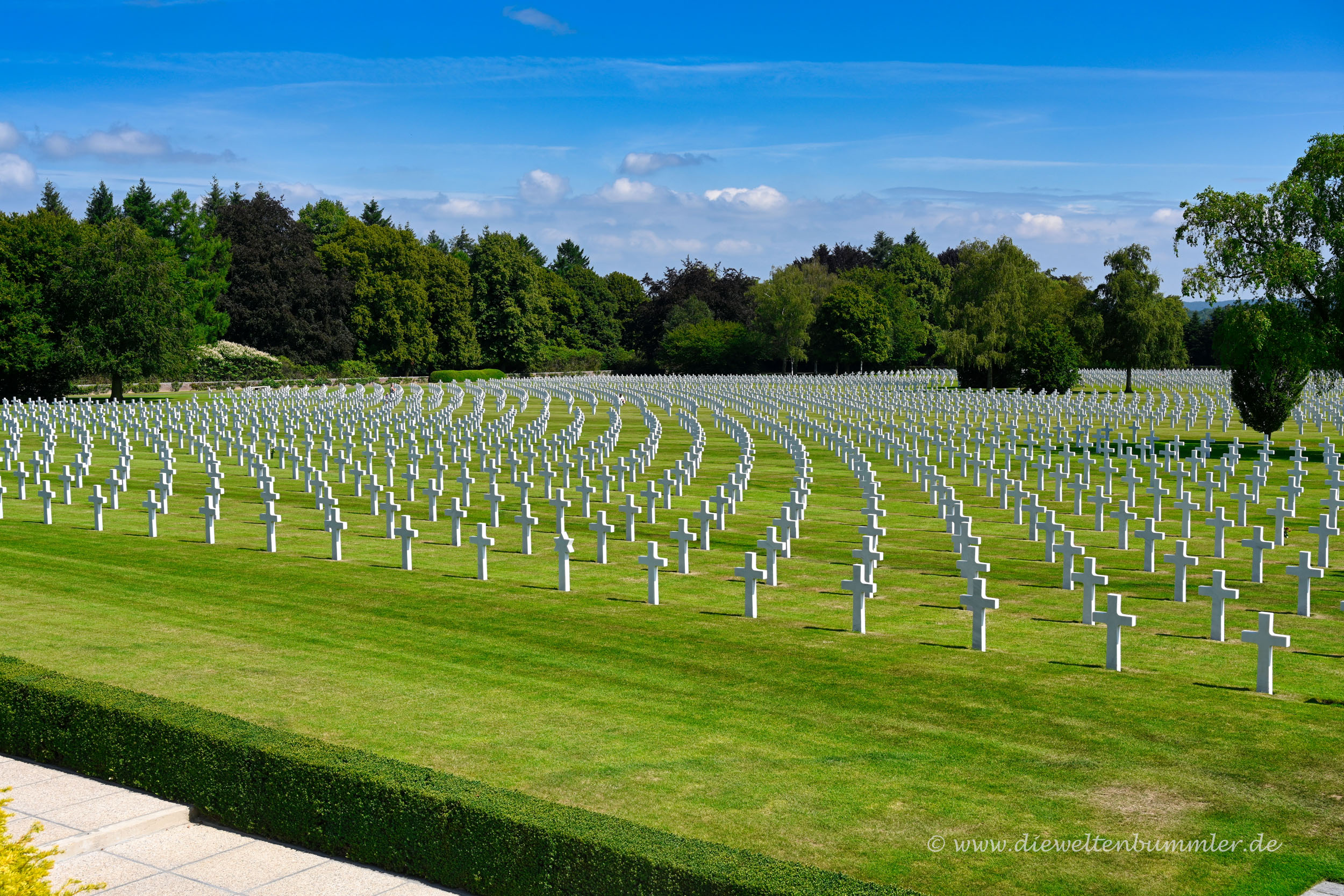 Amerikanischer Soldatenfriedhof in Belgien