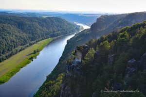 Elbe unterhalb der Bastei