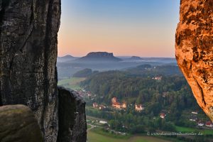 Sonnenaufgang in der Sächsischen Schweiz