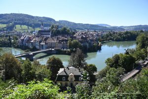Ausblick auf den Rhein bei Laufenburg