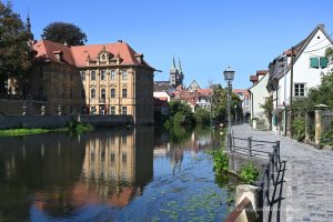 Weg in die Altstadt von Bamberg