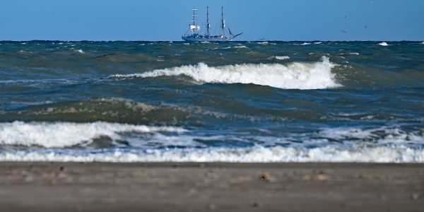 Segelschiff vor der dänischen Küste