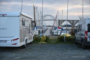 Übernachtung vor der Insel Møn