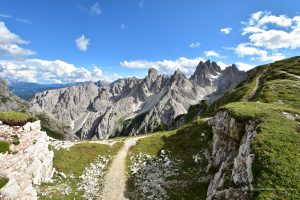 Wunderschöne Landschaft in den Dolomiten