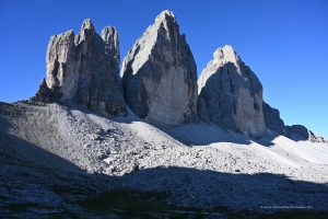 Die Drei Zinnen in den Dolomiten