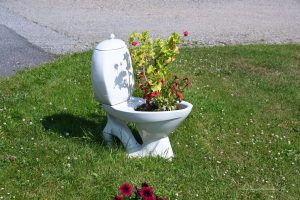 Umfunktioniertes WC