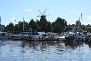 Windmühle an der Marina in Strängnäs