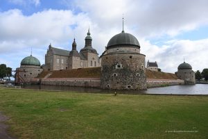 Die Burg Vadstena befindet sich direkt neben dem Wohnmobilstellplatz