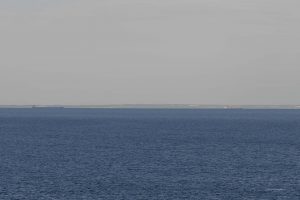 Die Sicht reicht bis zur dänischen Insel Bornholm