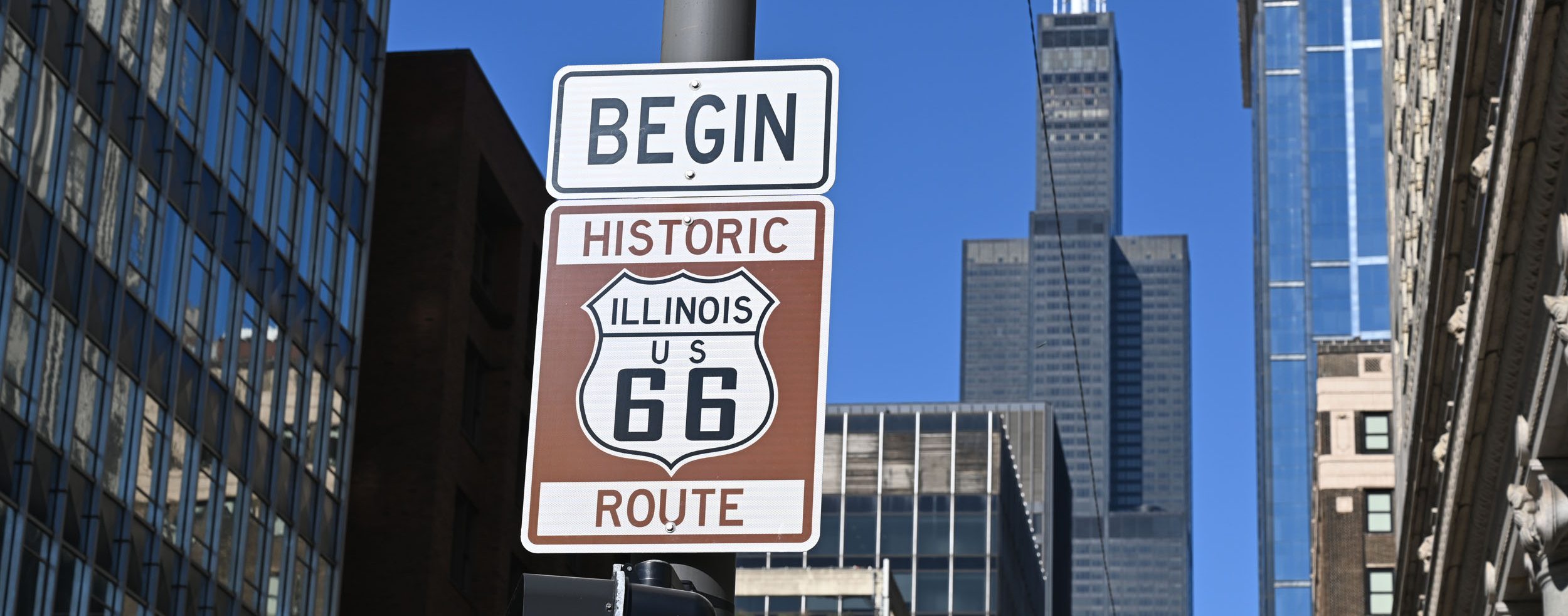 Beginn der Route 66 in Chicago