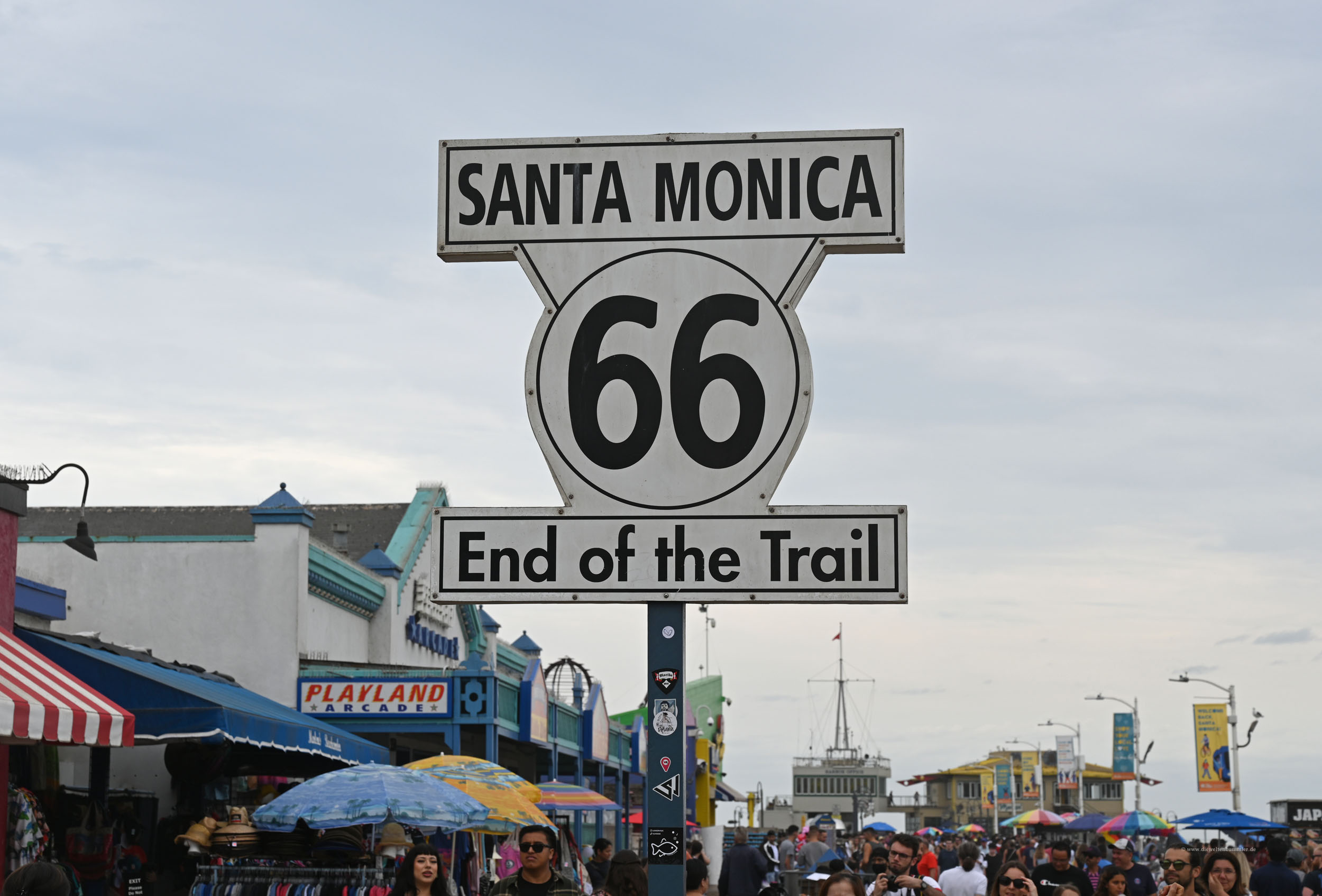 Ende der Route 66 in Santa Monica