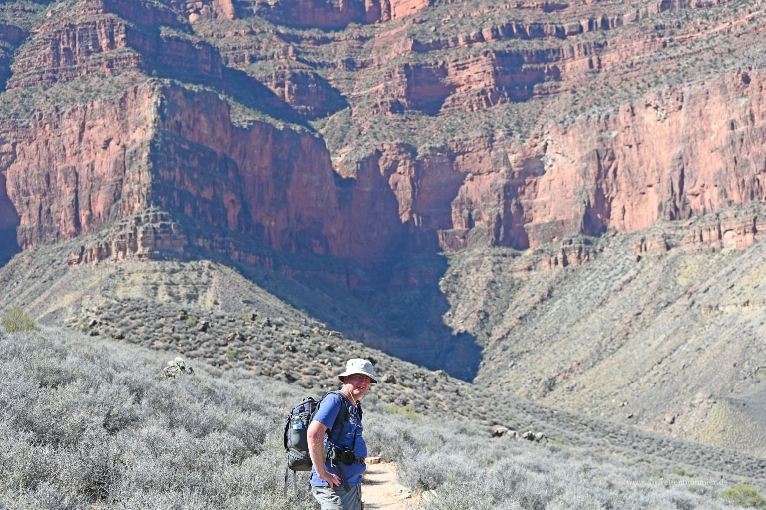 Michael Moll im Grand Canyon