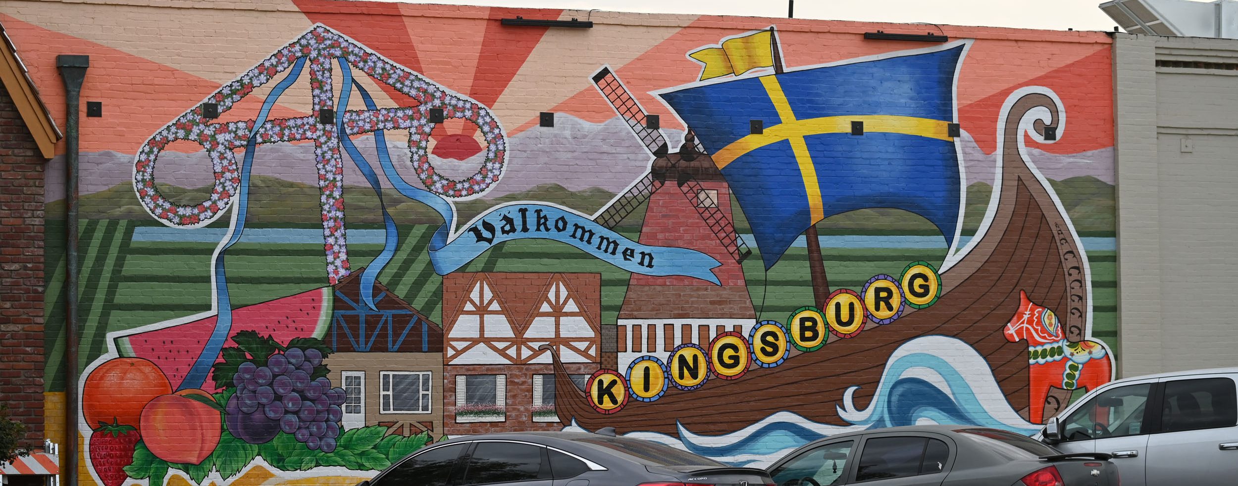 Wandgemälde in Kingsburg