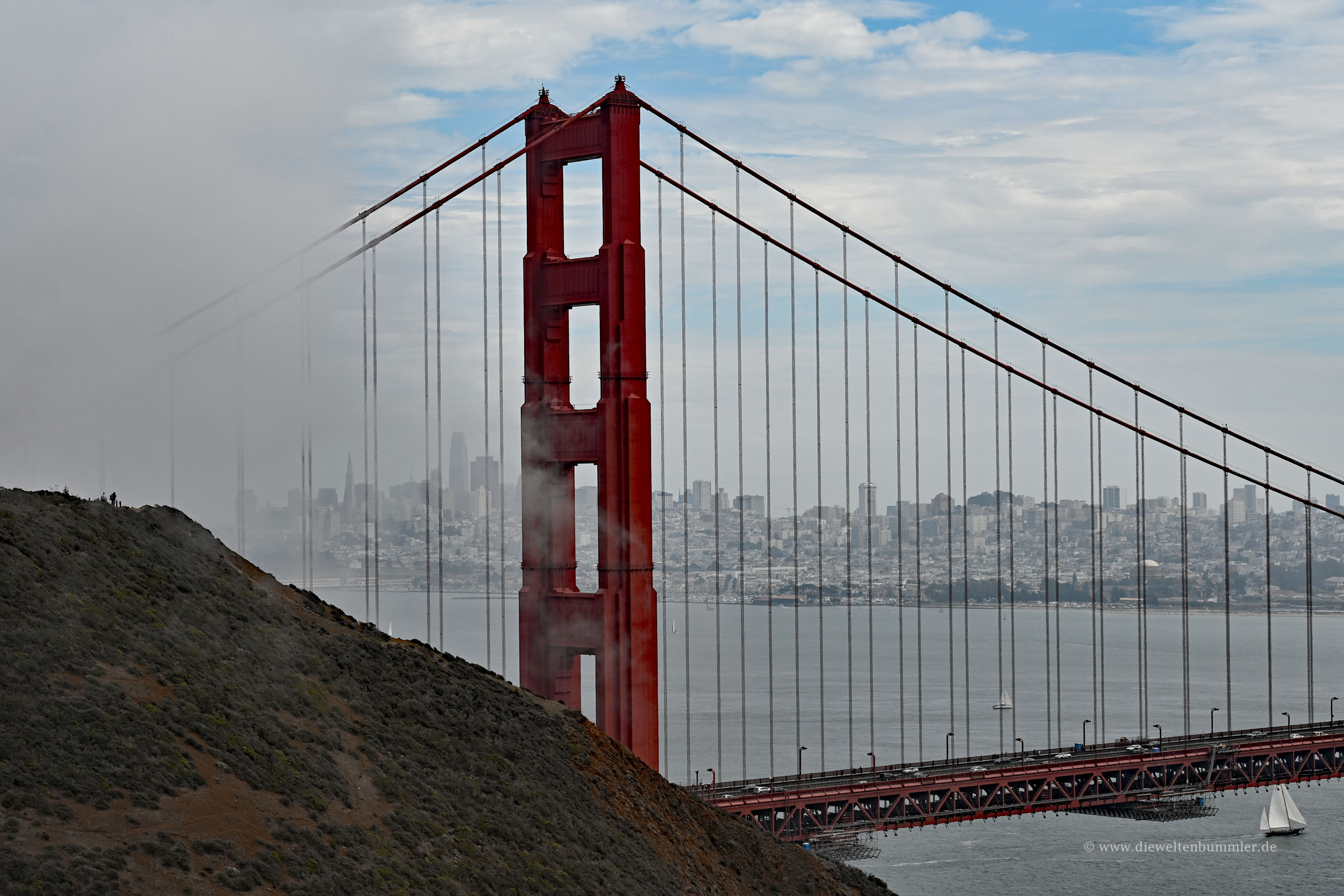 Die Golden Gate vor San Francisco